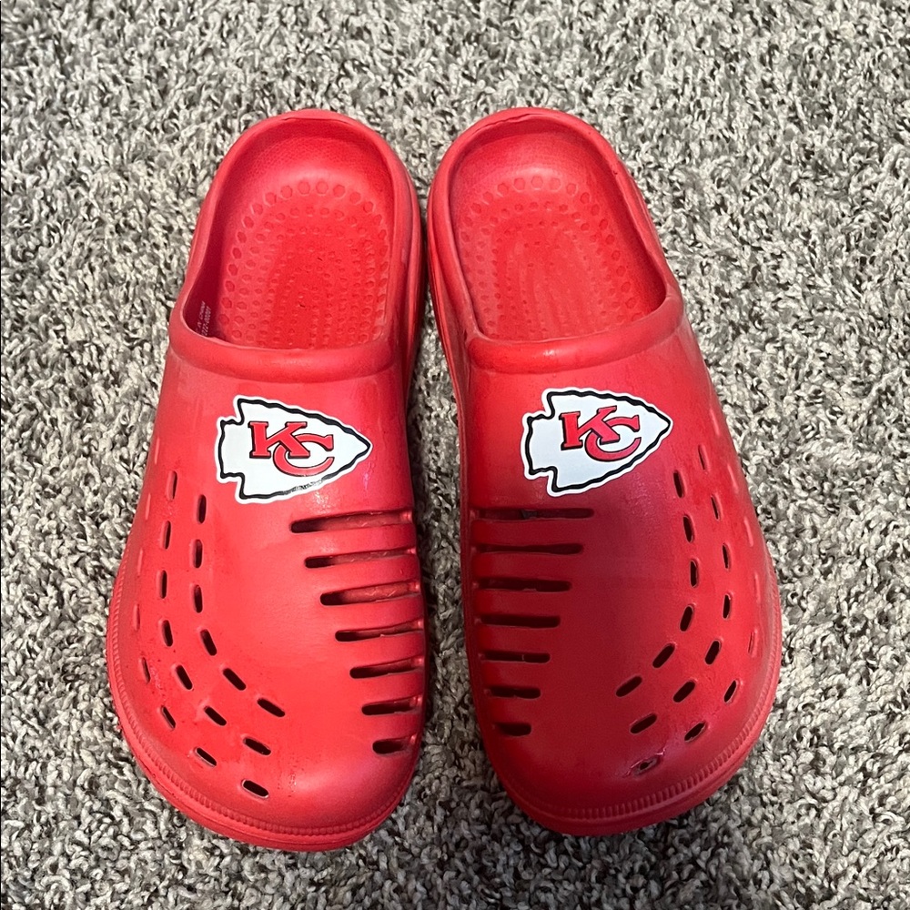 Men’s Kansas City Chiefs Boat Shoes (Croc-like)